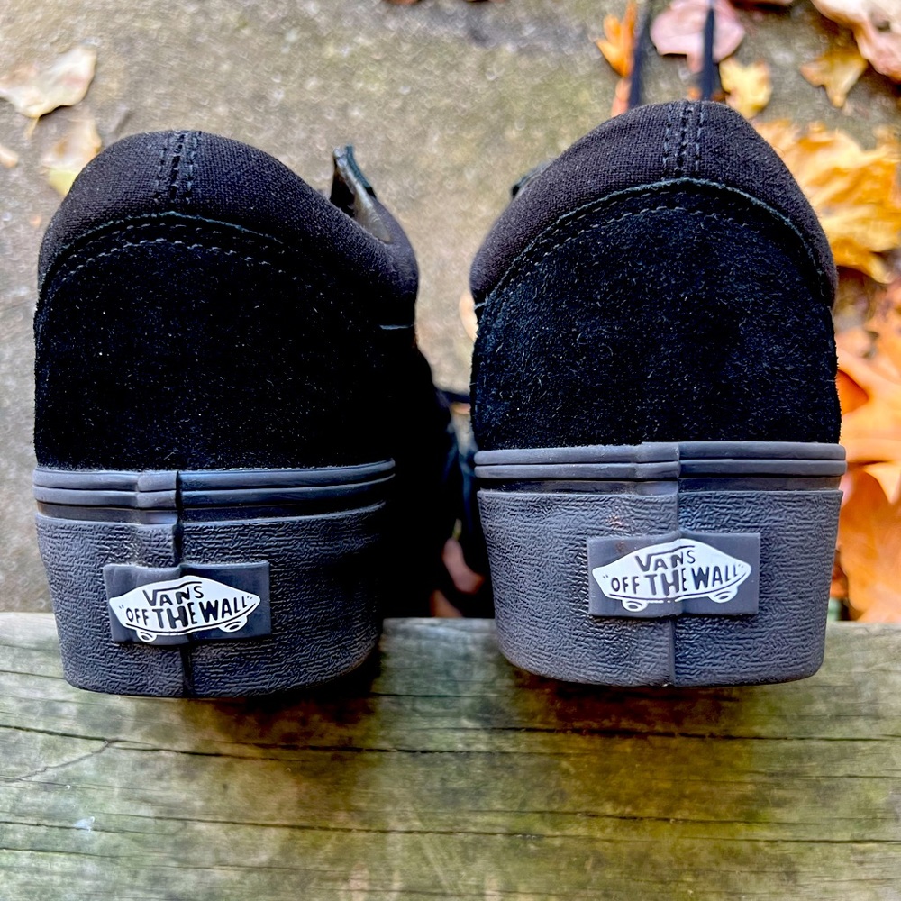 Vans Old Skool stack form shoes!! Size 10 🖤